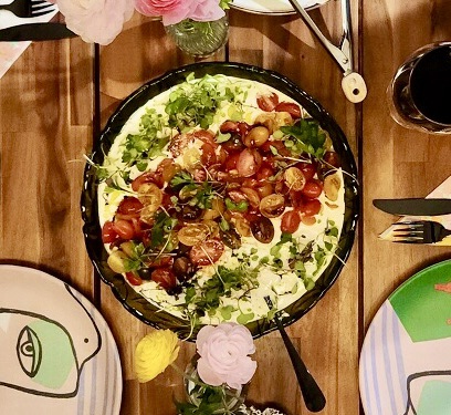 “Stracciatella” & Tomato Salad