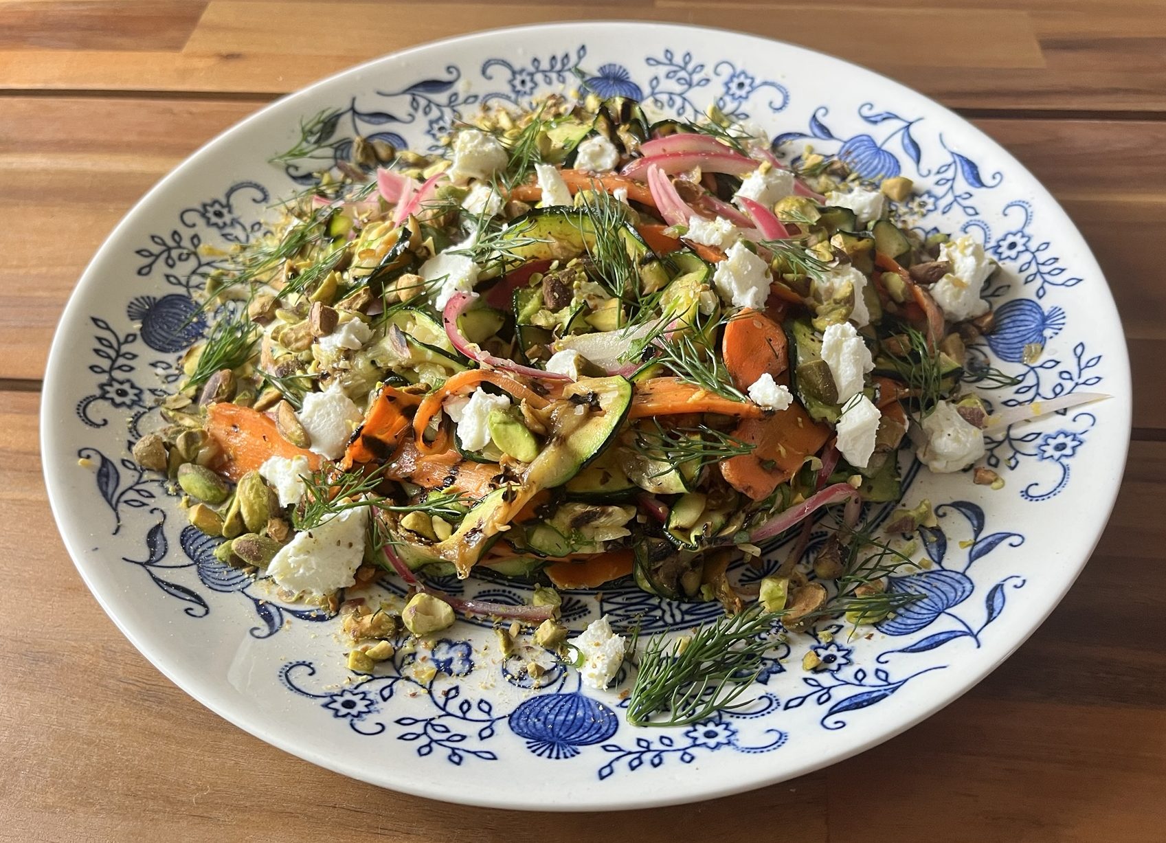 Grilled Zucchini & Carrot Salad