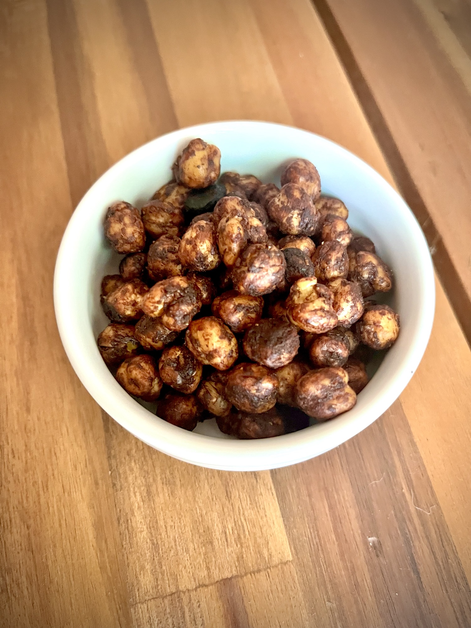 Crispy Vegemite Roasted Chickpeas